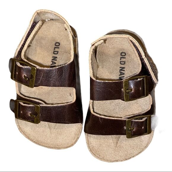 Old Navy Lot of 3 Baby Sandals Crib Shoes - Picture 2 of 7
